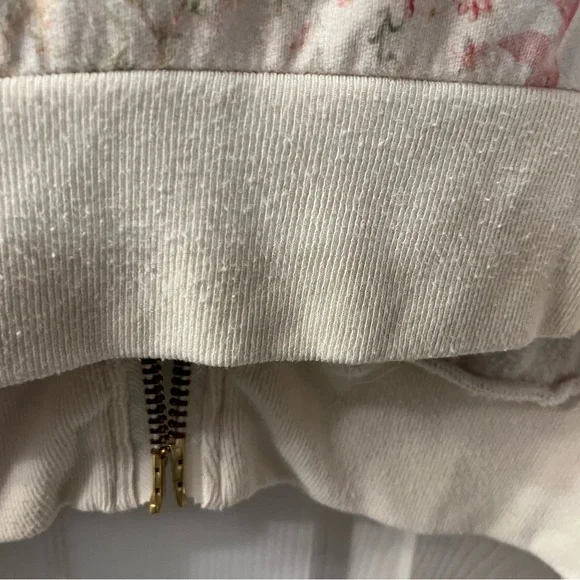 Selkie + Free People Floral Zip-Front Women's Hoodie Size Medium - Picture 6 of 10